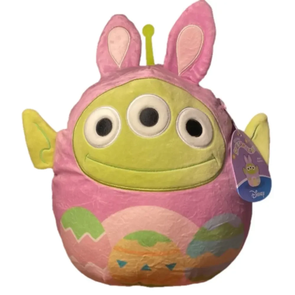 Disney Pixar Toy Story Alien Easter Bunny Suit Squishmallow Plush Pink Green NWT
